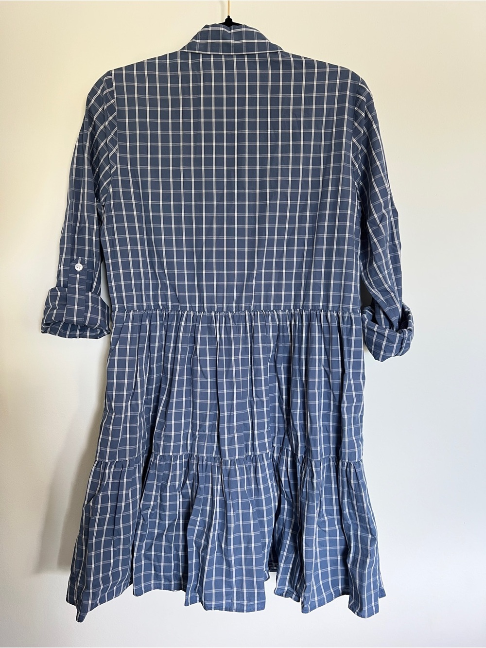 Veronica Beard Jemila Check Tiered Mini Dress - Picture 4 of 5